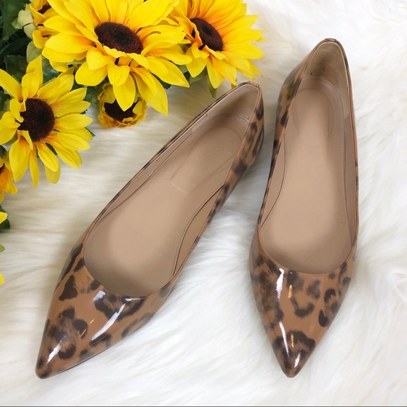 J. Crew Shoes - J. Crew Viv Printed Patent Flats